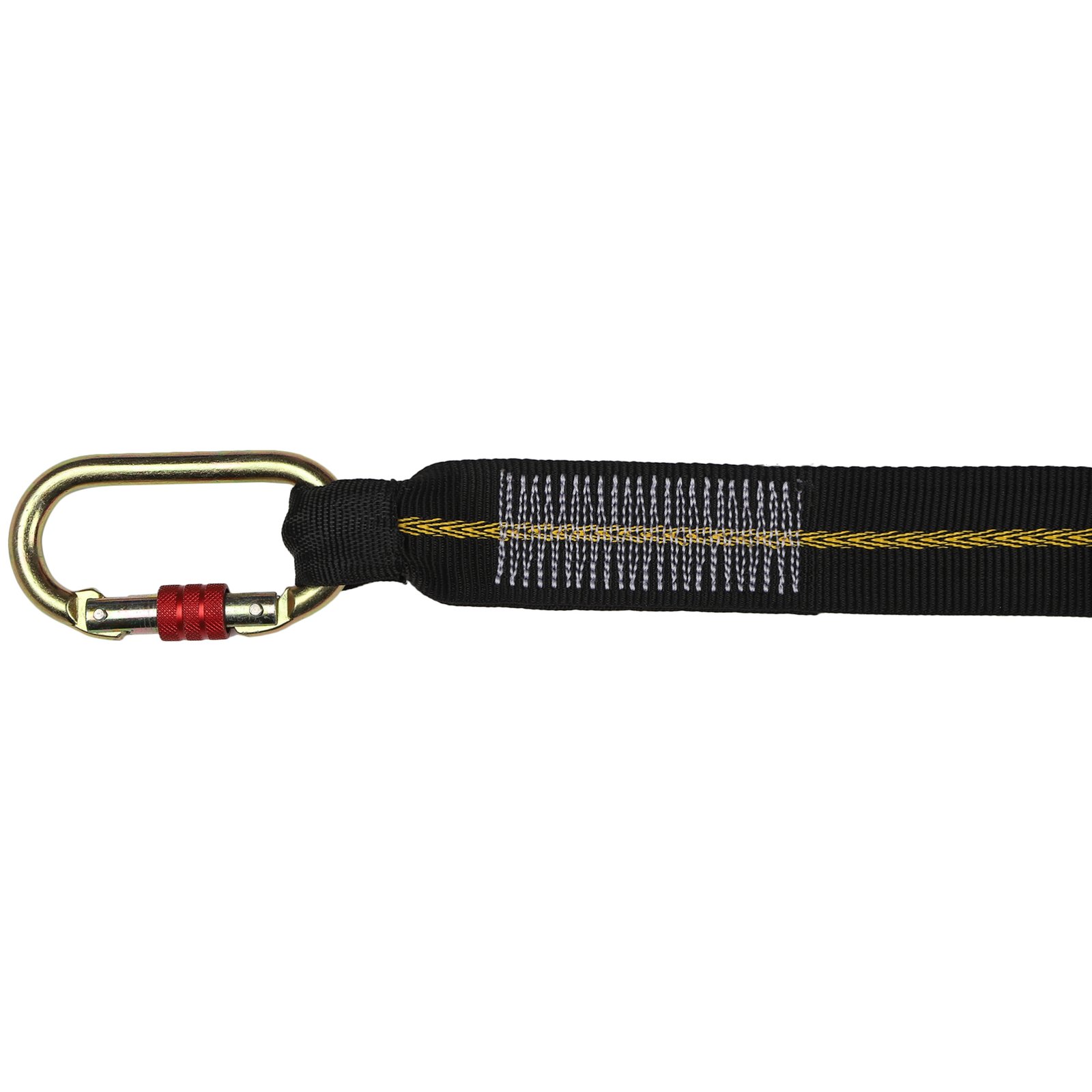 Energy Absorbing Webbing Lanyard with Carabiner Attachment - Image 4