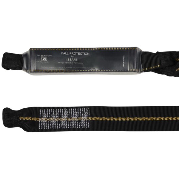 Energy Absorbing Webbing Lanyard with Loop Attachment and Loop Anchorage - Image 2