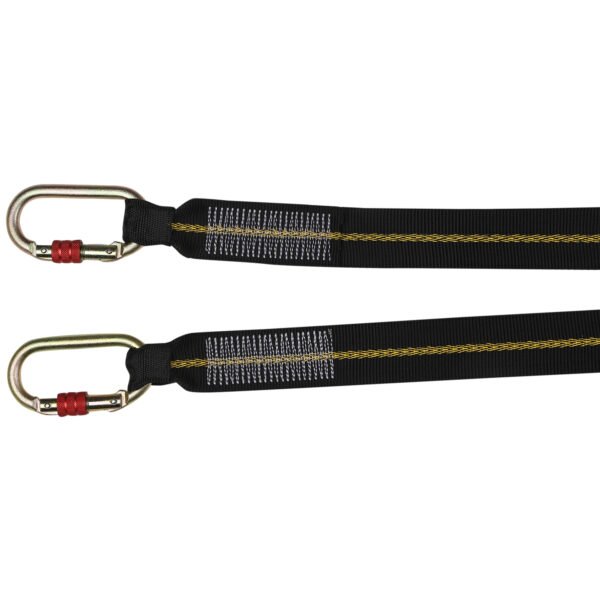 Webbing Lanyard with Carabiner Attachment and Carabiner Anchorage - Image 2
