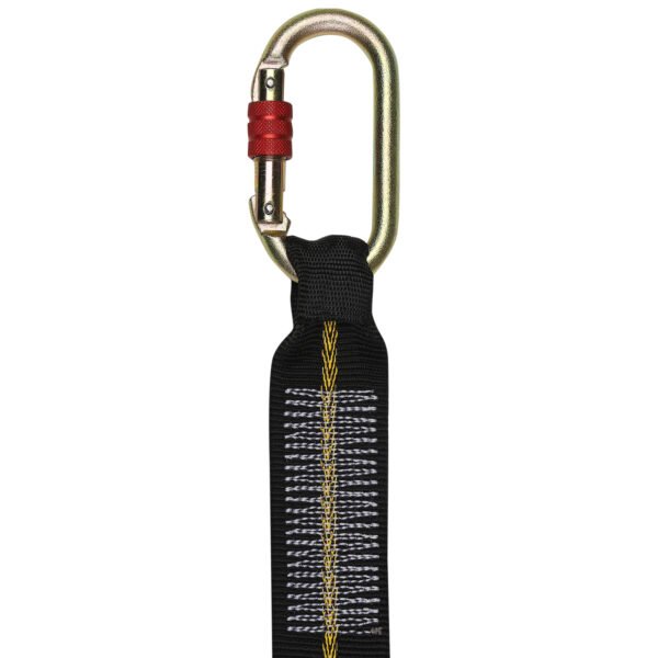 Webbing Lanyard with Carabiner Attachment and Carabiner Anchorage - Image 3
