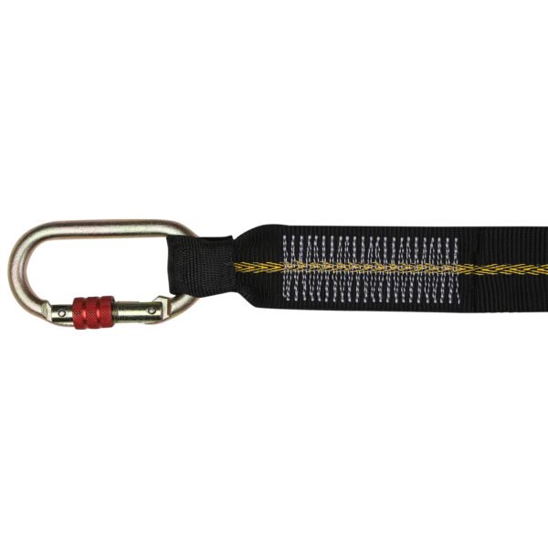 Webbing Lanyard with Carabiner Attachment and Carabiner Anchorage - Image 4