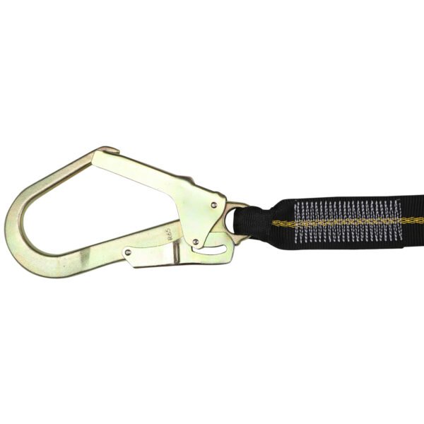Energy Absorbing Webbing Lanyard with Loop Carabiner - Image 3