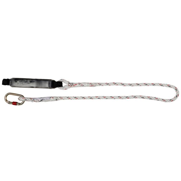 Fall Restraint Twisted Rope Lanyards with Energy Absorber