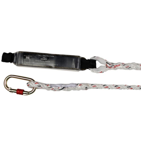 Fall Restraint Twisted Rope Lanyards with Energy Absorber - Image 2