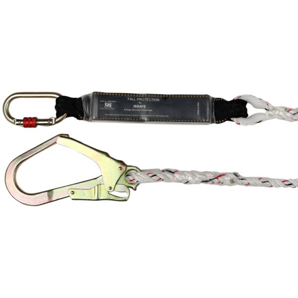 Fall Arrest 1m - 2m Lanyard with Energy Absorber - Image 2