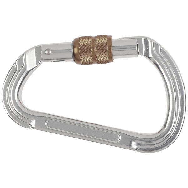 Aluminium 21 MM Carabiner with Screw Locking Carabiner - Image 2