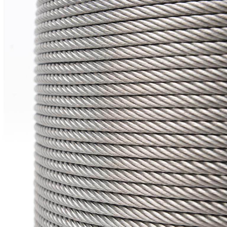 Stainless Steel SS 316 Wire Rope for Safety Lifeline Systems 8MM